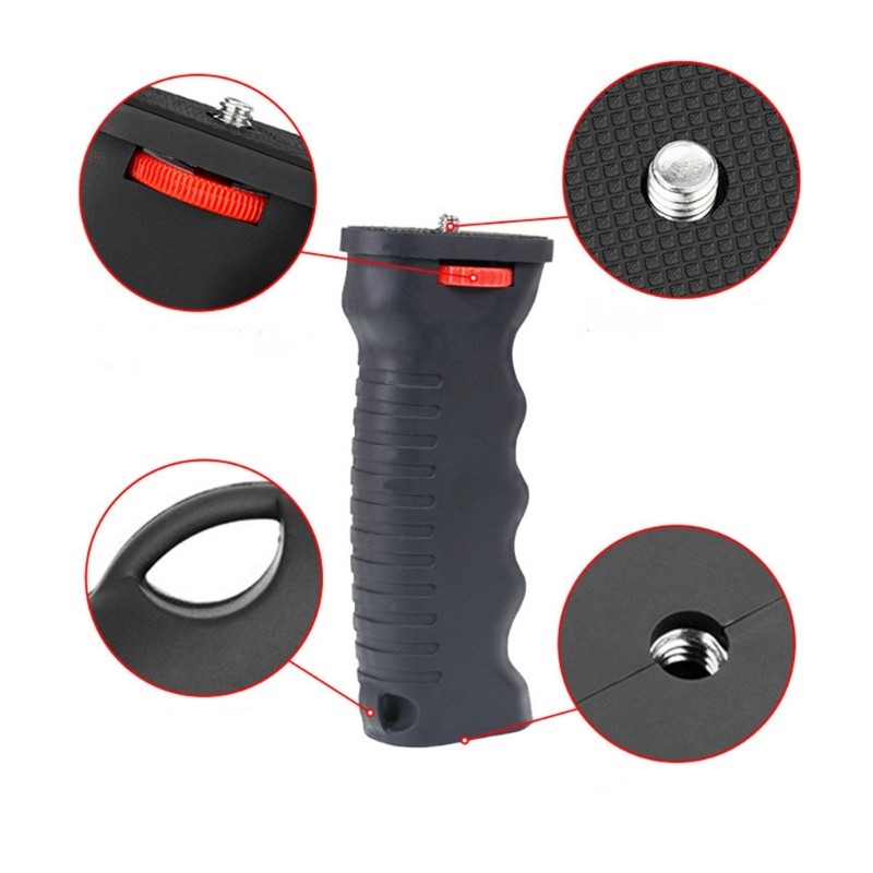 1/4 Screw Handheld Grip Stabilizer For Camera Phone Light Ergonomic Design