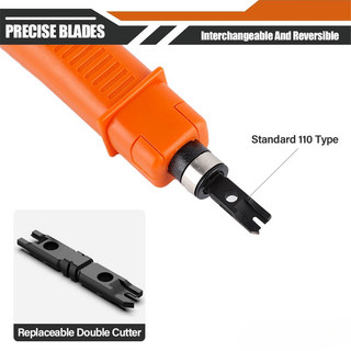 【COD】Dụng Cụ Chèn Cáp Mạng Ethernet, Tool Nhấn Đầu RJ45 Đôi Lưỡi, Chuyên Lắp Cáp Mạng LAN