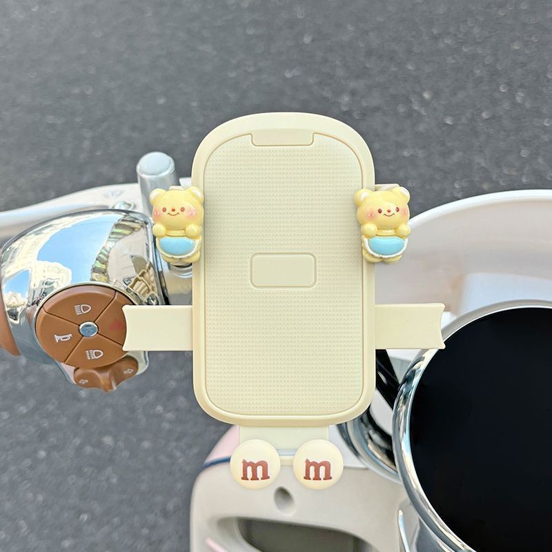 Giá đỡ điện thoại xe đạp điện Khung điều hướng xe máy Takeaway Rider Giá đỡ điện thoại cố định Phong cách mới Giá đỡ chống sốc