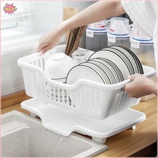 N & X Giá Thoát Nước Nhà Bếp Máy Rửa Chén Nhựa Hộp Bảo Quản Lọc Nước Đĩa Đĩa Bát Giá Đỡ Mặt Bàn Dụng Cụ Sắp Xếp.