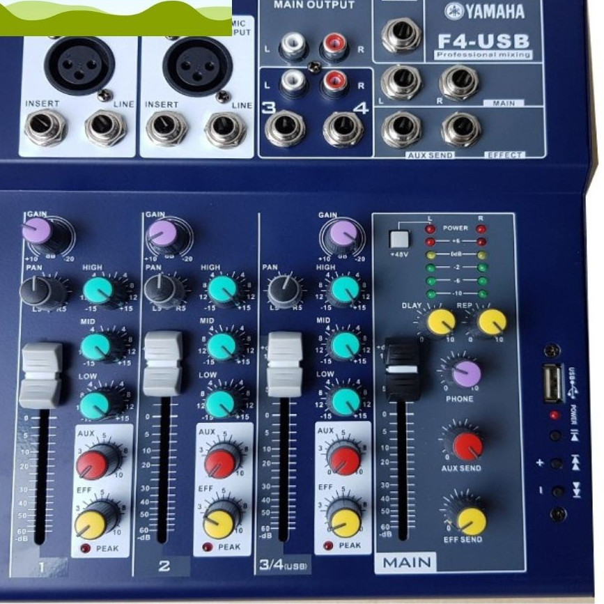 Mixer Yamaha F4 Bluetooth - Thiết Bị Livestream 2025 - màu đen nhám ...