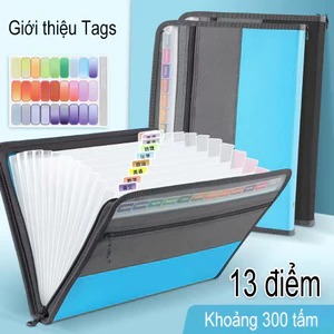 Túi Đựng Tài Liệu Văn Phòng A4 Với Khóa Zipper, Nhiều Lớp, Phân loại