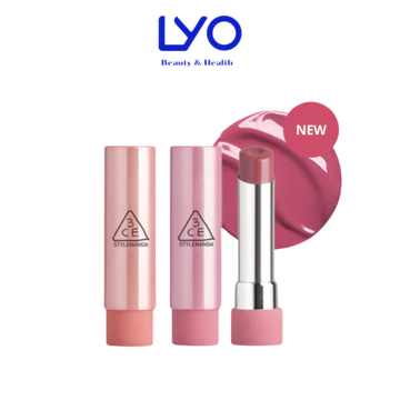 Son Bóng Dưỡng Môi 3CE Glazy Lip Glow Dạng Thỏi Có Màu, Hàn Quốc LYO