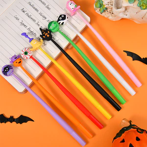 Halloween Trung Lập Bút Bi Bút Đen Dầu Viết Dụng Cụ Văn Phòng Sinh Viên Trường Văn Phòng Phẩm Quà Tặng Điên