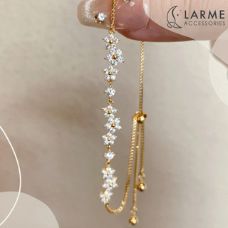 Vòng tay nữ lắc tay tiểu thư nhỏ xinh phong cách nhẹ nhàng bánh bèo làm quà tặng Larme accessories -VT0185