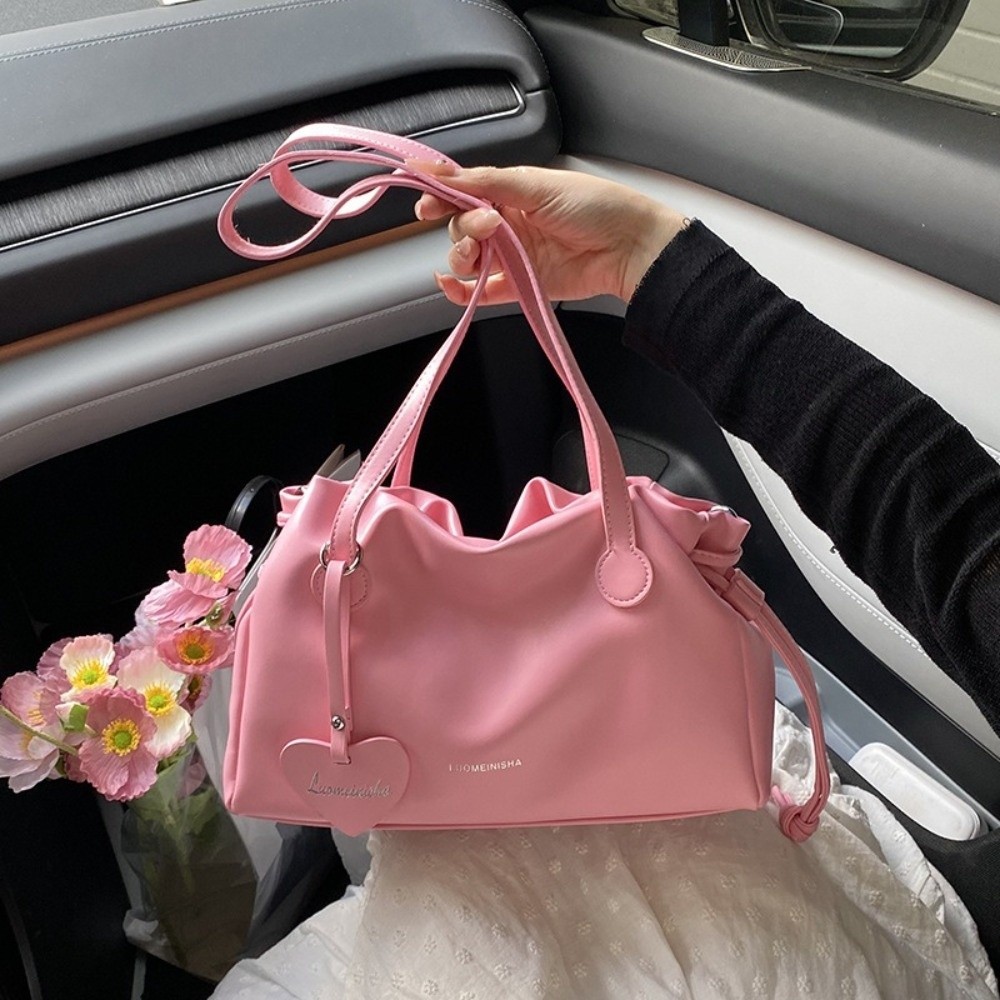 Túi đeo vai làm việc CPINCP, Túi đeo chéo nữ sức chứa lớn bằng da PU, Túi đi lại màu trơn đơn giản thời trang nữ