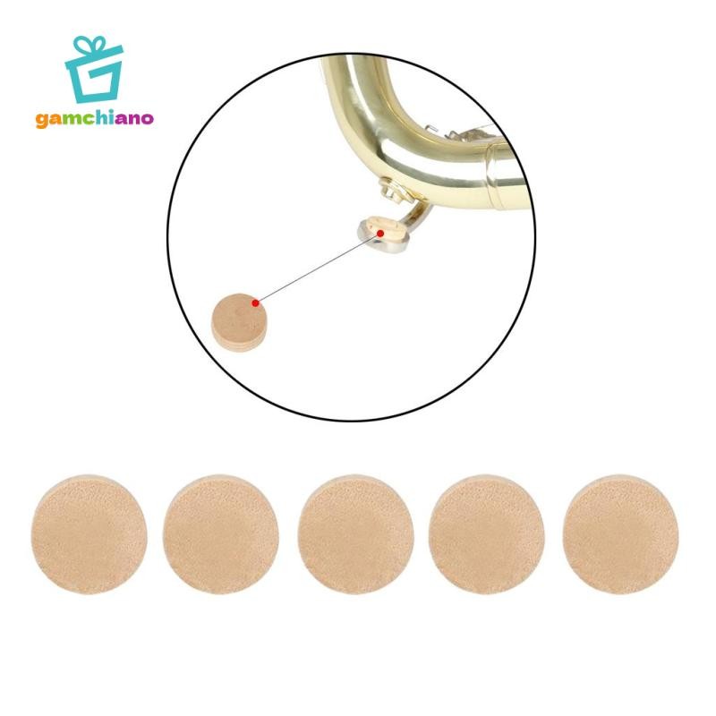 Trumpet / Cornet / Trombone / Đồng thau Nhạc cụ Spit Valve Cork Pad- 5 chiếc