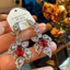 Bán buôn bông tai dài thanh lịch Zircon sang trọng tinh tế
