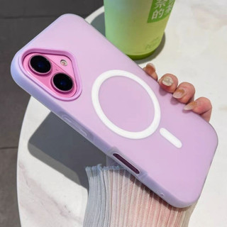 Ốp điện thoại silicon 2 trong 1 từ tính mờ sang trọng Jelly cho IPhone 16 15 14 13 12 11 Pro Max Plus Vỏ chống sốc chống rơi