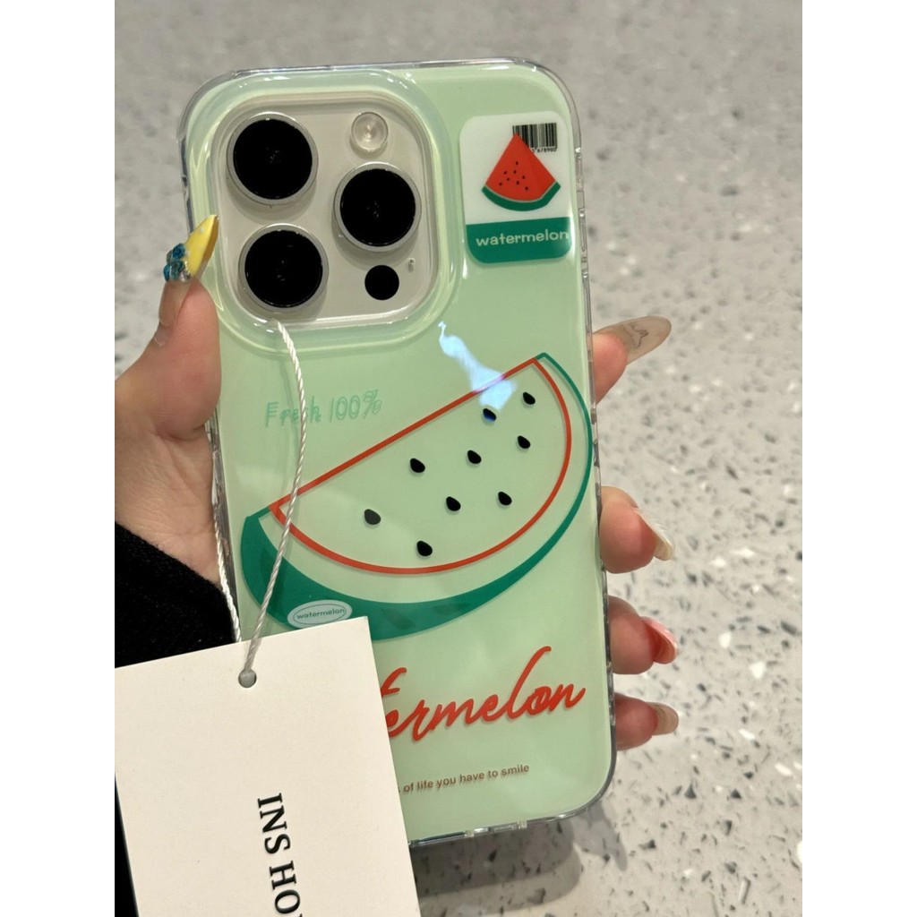 【✨Spot】[Đế chuối dưa hấu + Vỏ điện thoại] ốp lưng iphone 16pro /Apple 15 promax / 14plus, chống sốc