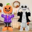 Bóng phim nhôm đứng Halloween Bóng bay hoạt hình lớn để trang trí đồ dùng dự tiệc