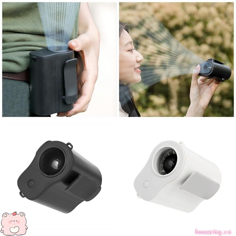 Quạt kẹp eo đeo được, sạc 4000mAh, nhỏ gọn