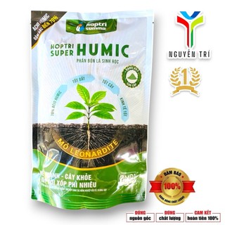 Acid Humic Hợp Trí Super Humic (Túi 1kg) - Cải Tạo Đất, Siêu Kích Rễ, Chuẩn Hữu Cơ OMRI