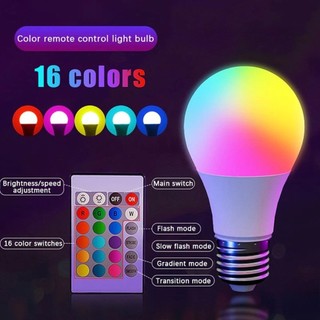 Điều Chỉnh Từ Đa E27 Sắc Cho khử mùi hiệu quả Xa RGB 220V Trang Cửa Đèn Trí độ nhạy cao LED 16 Độ Bóng Màu Sáng Nhà