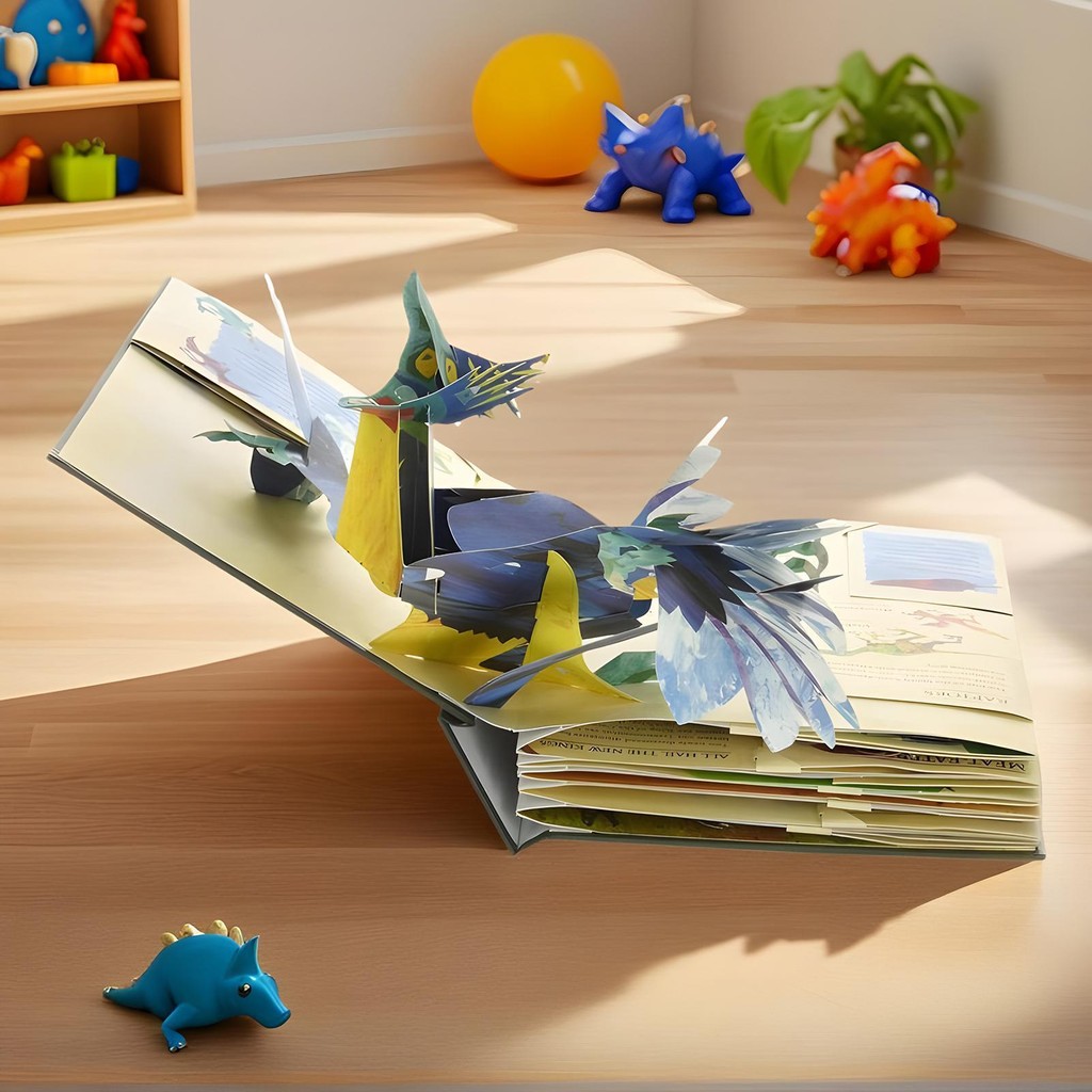 3D Bách khoa toàn thư Khủng long tiền sử Pop-up Sách khủng long Đồ chơi tương tác cho trẻ em Quà tặng học tập