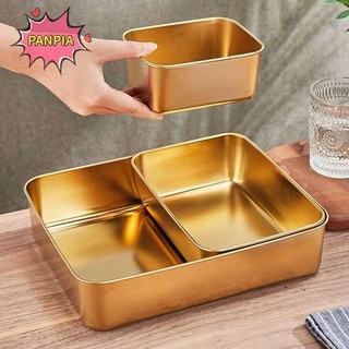 [PNPIA] Khay đựng bánh Tiramisu bằng thép không gỉ có nắp Hộp bảo quản bánh Dụng cụ làm bánh tráng miệng gia đình VN