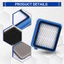 Bộ lọc Hepa thay thế cho phụ tùng máy hút bụi Q6 Q8 WQ61 / WQ71 / WQ81