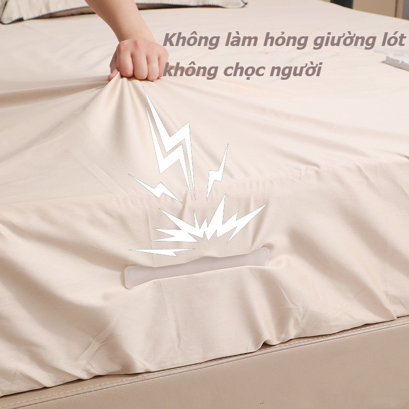 Bộ 4 khay Bộ giữ ga trải giường，drap giường chống tuột dùng được cho 4 góc nệm và cả 2 bên nệm.