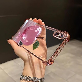 Thích hợp cho iPhone XS Max Vỏ điện thoại Apple Crystal Design Simple Novel Chất liệu TPU trong suốt Giá cả phải chăng Chống sốc Chống trượt Chống vân tay bền