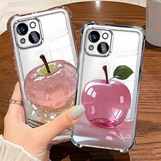 Thích hợp cho vỏ điện thoại iPhone 14 Plus Thiết kế pha lê Apple Tiểu thuyết đơn giản Chất liệu TPU trong suốt Giá cả phải chăng Chống sốc Chống trượt Chống vân tay bền