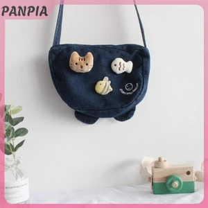 PNPIA-Cute Hoạt Hình Thổ Cẩm Cá Nhỏ Và Ong Thổ Cẩm Ba Lô Áo Len Xò Huy Hiệu Chân Ba Lô Mặt Dây Chuyền Phụ Kiện Trang Trí