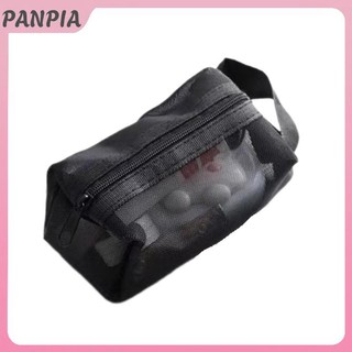 PANPIA-Mesh Túi Đựng Mỹ Phẩm Son Môi Túi Bảo Quản Ví Đựng Tiền Xu Tai Nghe Hộp Đựng Dữ Liệu Cáp ID Thẻ Ngân Hàng Lưu Trữ