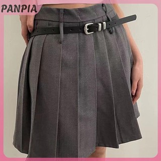 PANPIA-Đèn Thắt Lưng Mỏng Đơn Giản Thời Trang Cho Nữ Bé Gái Tối Giản Màu Trơn Đa Năng Thắt Lưng Hợp Kim Sáng Tạo Khóa Trang Trí Thắt Lưng