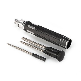 Bộ Tua Vít Lục Giác 4 Trong 1 1.5-3.0mm Kim Loại Cứng Cáp Chuyên Dụng Sửa Xe Điều Khiển Từ Xa