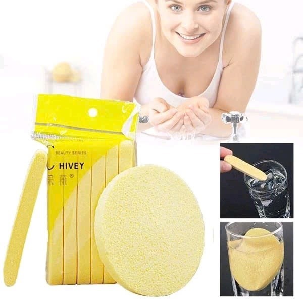 Set 12 Bông Nở Rửa Mặt Bọt Biển Tiện Dụng An Toàn, Sạch Sẽ DT053