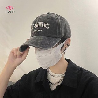 Bóng chày denim cotton cổ điển cổ điển có chữ thêu mềm mại, phù hợp cho cả nam và nữ