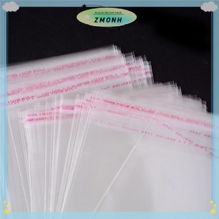 100 Cái / túi OPP Clear Seal Trang sức bằng nhựa tự dính Túi đóng gói tại nhà