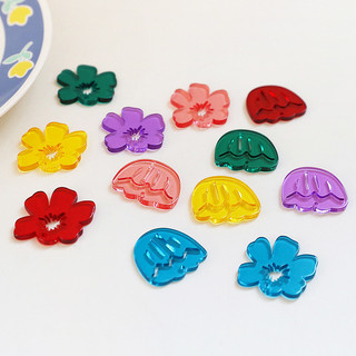 Vẽ Tay Minh Họa Dòng Hoa Tulip Lá Acrylic Mặt Dây Chuyền diy Handmade Trang Sức Bông Tai Phụ Kiện Mặt Dây Chuyền