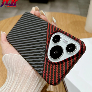 [Jlk] Vỏ giáp PC họa tiết sợi Carbon sang trọng cho Huawei Pura 70 Pro Plus P70 Vỏ bảo vệ chống sốc siêu cứng