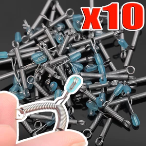Bộ chia móc cá - Kìm vòng mở lò xo - Xoay vòng bi kim loại - Chống vướng víu, Chống ăn mòn - Phụ kiện dụng cụ câu cá - Dành cho những người đam mê câu cá
