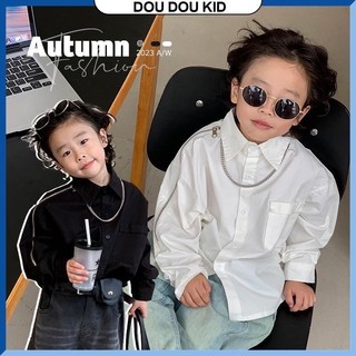 SMK - Áo Sơ Mi Khoá Cá Tính Bé Trai 10-34kg By DOUDOU KID