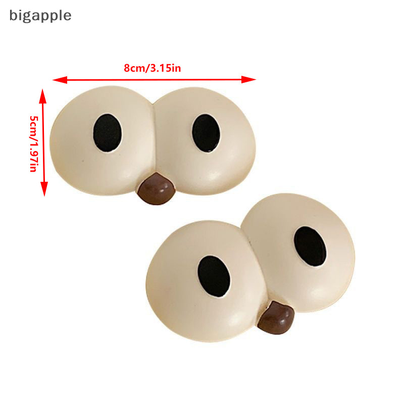 Bigapple 1 Cặp Hoạt Hình Ngộ nghĩnh Anime Phụ Kiện Ngộ nghĩnh Mắt Lớn DIY Trang Trí Khóa Giày Khóa Hoa Giày Ch Phụ Kiện RDG