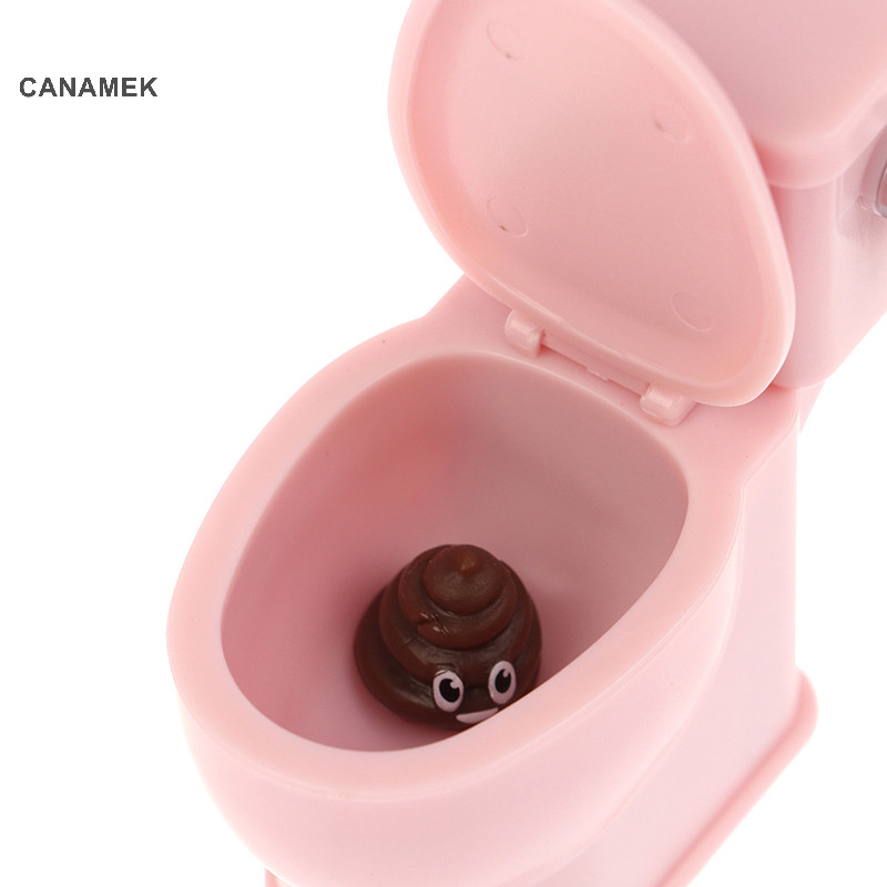 Canamek Nội thất nhà búp bê Nhà vệ sinh màu trắng Nhà búp bê Bàn chải vệ sinh Đồ chơi thu nhỏ Phụ kiện búp bê CSF