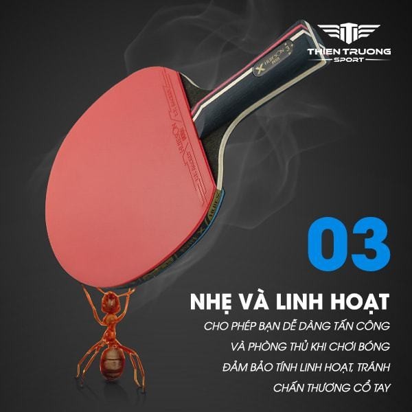 Vợt bóng bàn KOKUTAKU X6, nơi bán vợt bóng bàn tập luyện giá rẻ