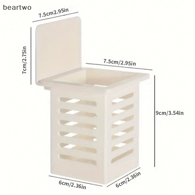 < Beartwo > Nhà Bếp Nhựa Chop Kệ treo tường Dao Kéo Thoát Nước Giỏ Bảo Quản Nhà Bếp Bộ Đồ Ăn Giá Đỡ Thìa Giỏ Thoát Nước Đẹp
