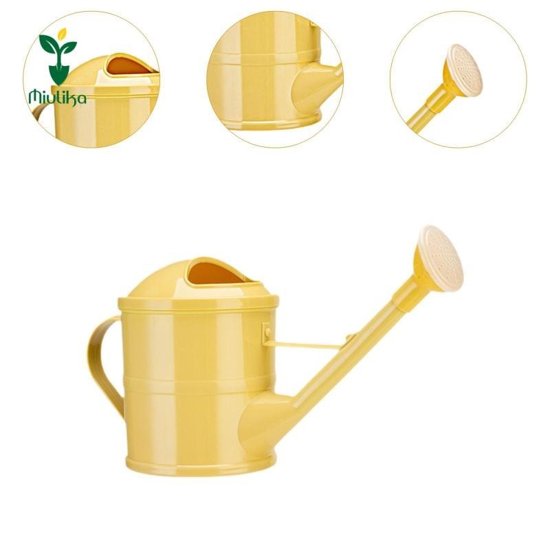 Bình tưới Miulika 1.5L vòi dài, dụng cụ làm vườn di động, bình tưới cho chậu ngoài trời