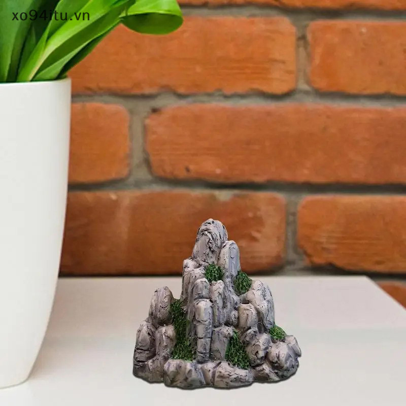 XOITU Núi Thu Nhỏ Đá Giả Nhân Tạo Đồi Đồ Chơi Đồ Trang Trí Vườn Cổ Tích Phụ Kiện Trang Trí Nhà Bể Cá Rock VN