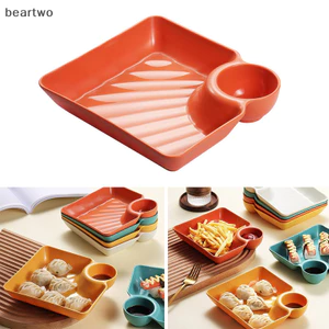 < Beartwo > 1 CÁI gar Món Ăn Bữa Ăn Sushi Bánh Bao Món Ăn Vuông PP Ăn Nhẹ Đĩa Bánh Bao Khay Đẹp