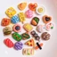 10 Cái / lốc Mô Phỏng Thực Phẩm Đồ Chơi Mini Thực Phẩm Sushi Bánh Mì Pizza Burger Hấp DIY Vỏ Điện Thoại Cốc Nước Miếng Dán Nhựa Phụ Kiện