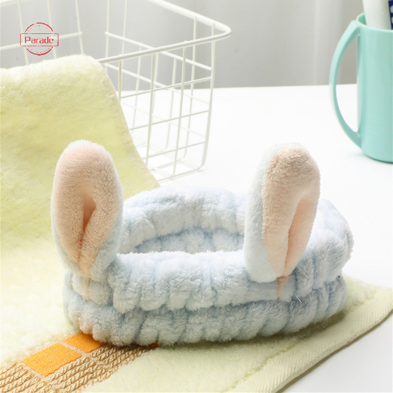 Diễu Hành Rửa Mặt Thư Mềm Nơ Ấm Trang Điểm Băng Đô Quấn Tóc Động Vật Tai Bé Gái Co Giãn Giá Đỡ Tóc Turban Phụ Kiện Tóc VN