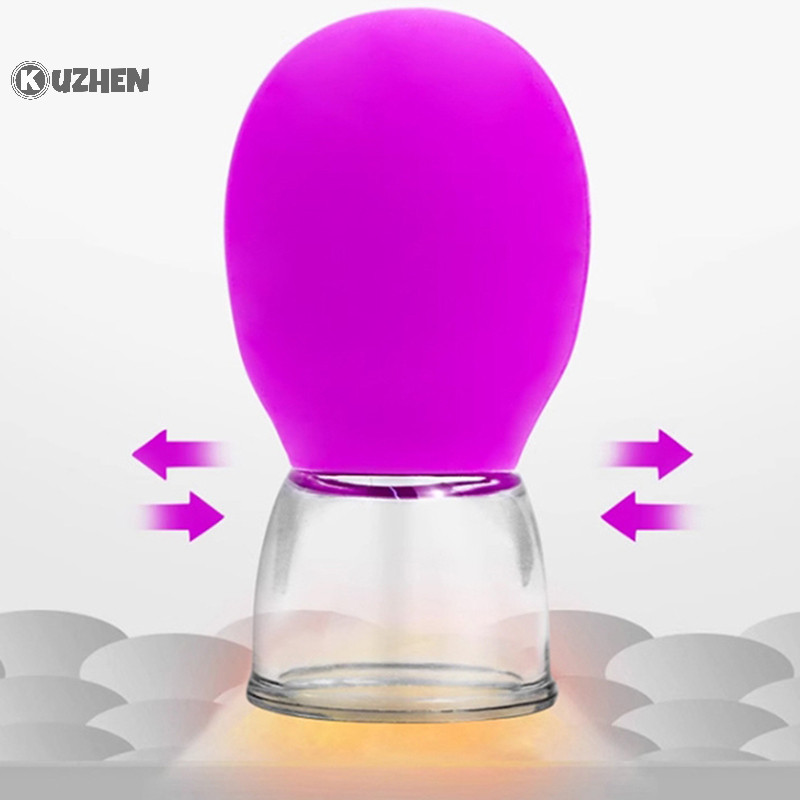 Kuzhen 1 Chiếc Silicon Tự Nhiên Cupping Massage Cho Cơ Thể Fac Cổ Massage Mắt Chân Không Chăm Sóc Da Mặt Chống Lão Hóa Làm Đẹp Dụng Cụ HOT
