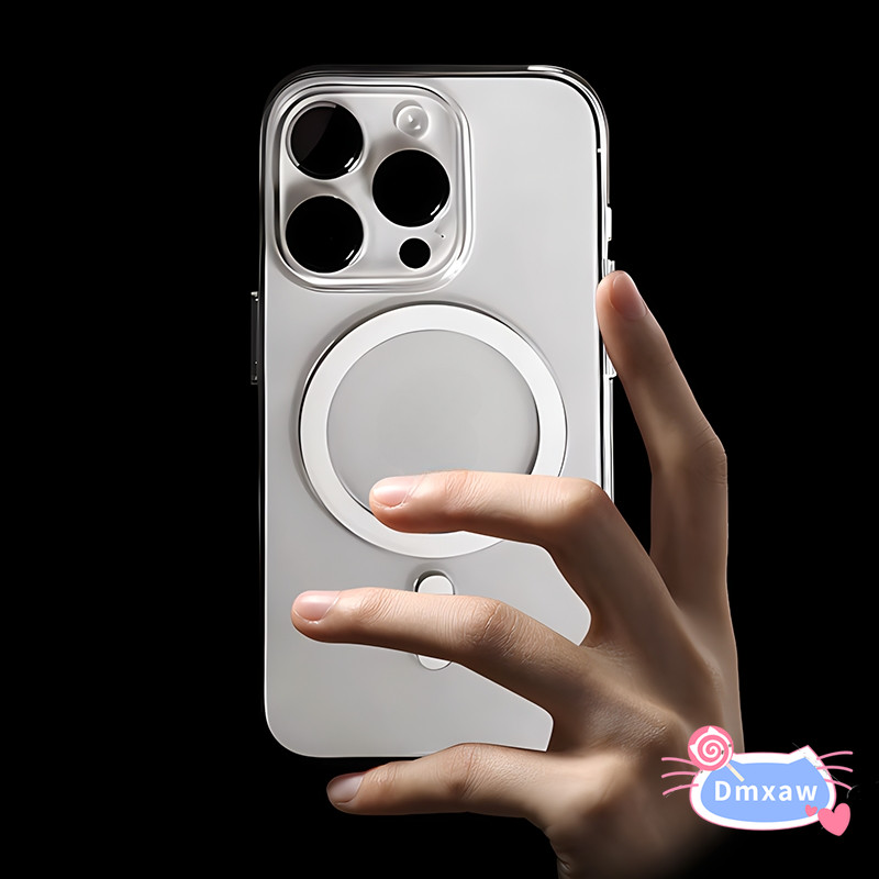 Ốp Điện Thoại Trong Suốt Sạc Từ Tính Cho Xiaomi Mi 11 11T 10 Pro Mi 11 10 10T Lite Mi 11 10 Ultra 10S 9 Civi 3 2 1S Mix 4 Poco F5 F4 F3 X4 GT X2 M2 Ốp Điện Thoại Trong Suốt Mềm Bao da