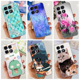 Dành Cho Xiaomi 14T Ốp điện thoại 2024 Khủng Long Dễ Thương Phi Hành Gia Silicon Mềm Mỏng Ốp điện thoại Cho Xiaomi 14T Vỏ Mi14T Cản