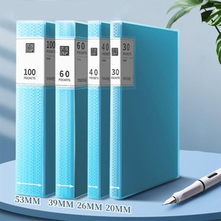 Sổ lưu trữ MEGOCE, Túi lưu trữ đa chức năng 20 / 30 / 60 / 100 trang, Phim hoạt hình chống thấm nước dung tích lớn Sách sưu tập tranh Quà tặng học sinh