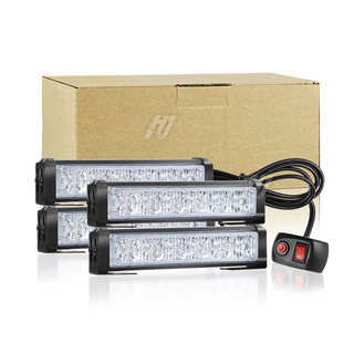 Đèn nhấp nháy trên nóc ô tô 4 trong 1 Đèn cảnh báo nhấp nháy 24LED