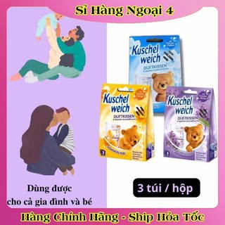 [auth] Túi thơm tủ quần áo cho bé Kuschel weich hình gấu trẻ em an toàn - Nội địa Đức đủ Bill [Hot]